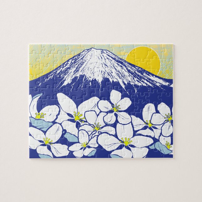Fuji-Puzzle für Colorblind-Menschen (8x10 m) (Horizontal)