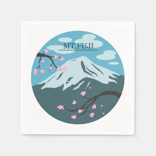 Fuji Serviette (Vorderseite)