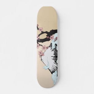 Fuji und Kirschblüte: Skateboard Skateboard