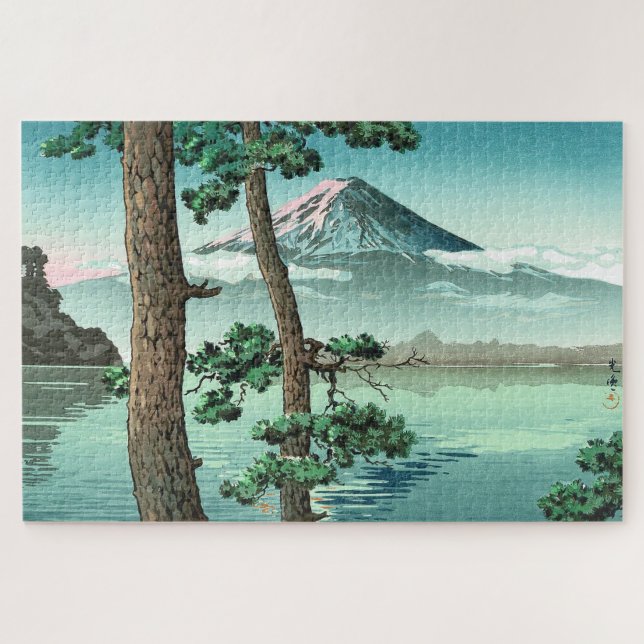 Fuji vom Kawaguchi-See durch Tsuchiya Koitsu (Horizontal)