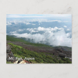 Fuji-Wolken Postkarte