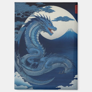 Fujis Mond-Drache-Magnet Magnet