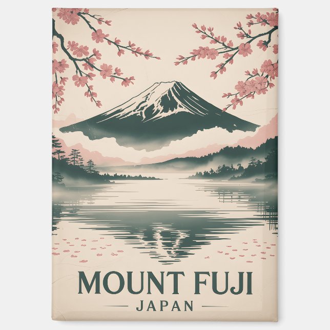 Fujisan Japan Magnet (Vorderseite)