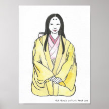 Fujiwara Lady - Alte historische japanische Mode