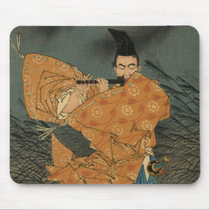 Fujiwara no Yasumasa Plays Flute by Mondlicht 2:3 Mousepad