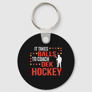 Fuk Dek Hockey Coach Eishockey Lover Coach Schlüsselanhänger