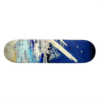 Fukagawa Holzplatz 1856 Skateboard