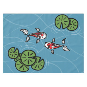 Fuku und Heiwa das Koi-Tablecloth Tischdecke