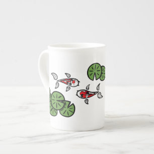 Fuku und Heiwa, die Koi Specialty Tasse