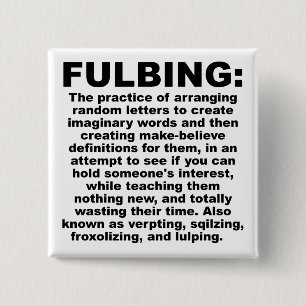 Fulbing Funny Button Badge Pin