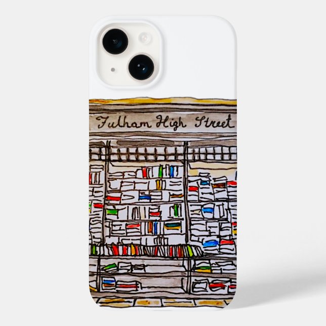Fulham High Street Book Shop Case-Mate iPhone 14 Hülle (Rückseite)