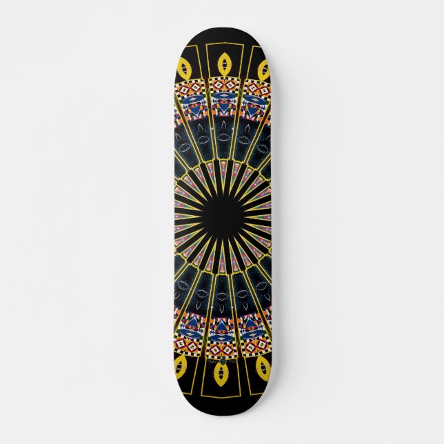 Full Circle Mandala 2 Skateboard (Vorne)
