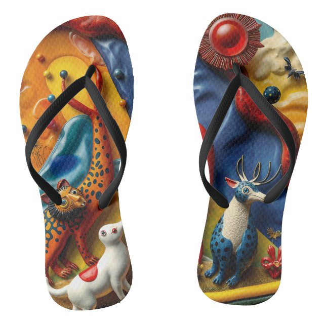 full color 3D Flip Flops (Fußbett)