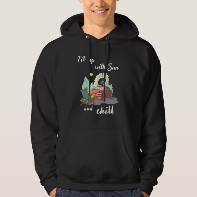 Füll dich mit Sonne und Kälte. Die Welt besser mac Hoodie (Vorderseite)