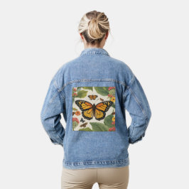 Full Life Butterfly Blue Jeansjacke