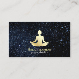 Full Lotus (Gold) / Night Sky Visitenkarte