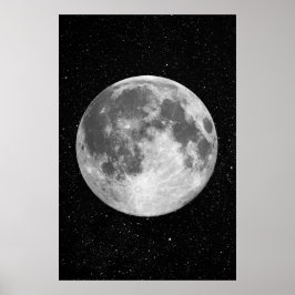 Full Moon art Poster