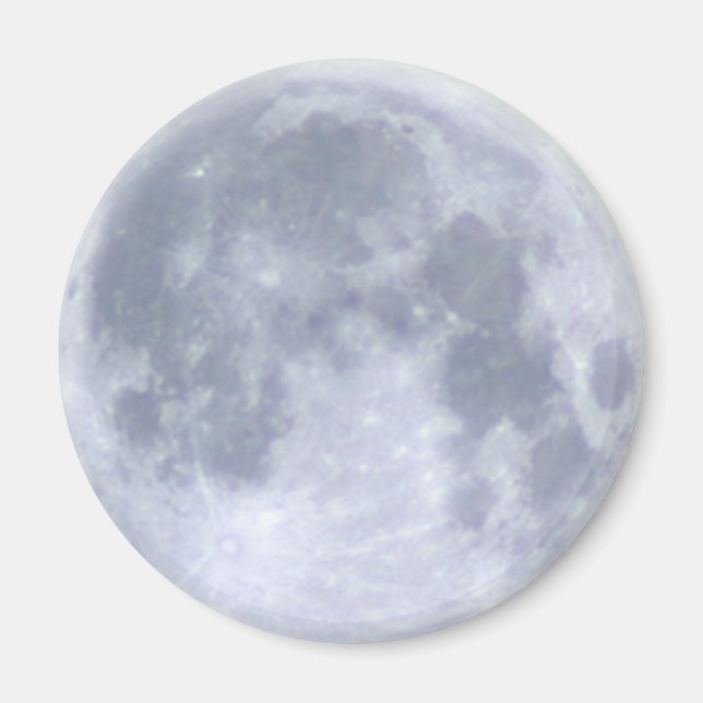FULL MOON Astronomie Magnet (Vorne)