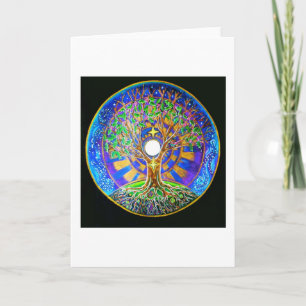 Full Moon Mandala Karte