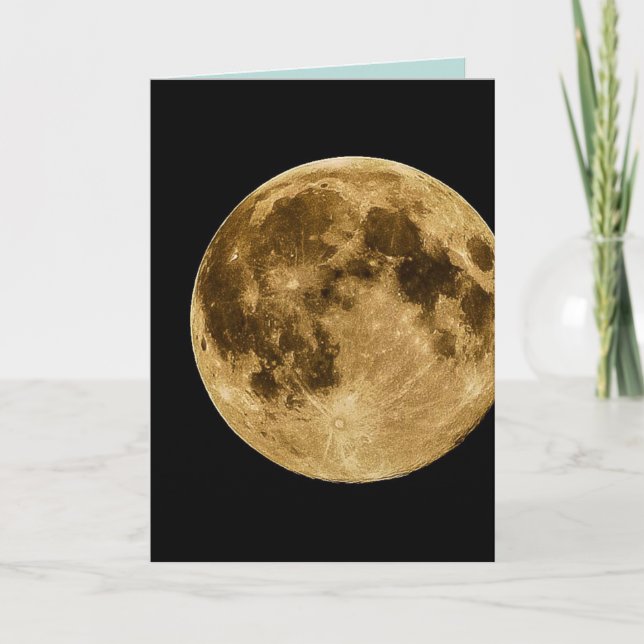 FULL MOON - MOON LOVER FAPPY BIRTHDAY CARDS KARTE (Vorderseite)