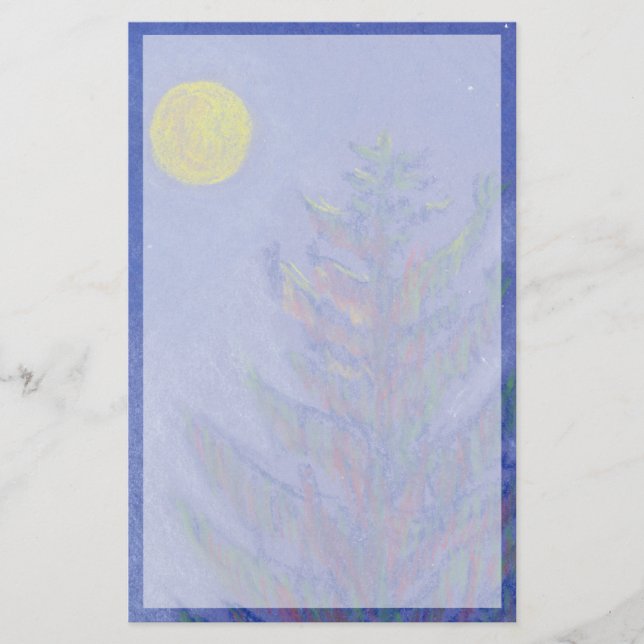 Full Moon Pine Briefpapier (Vorderseite)