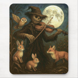 Full Moon Scarecrow Serenade Mousepad