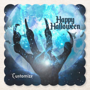 Full Moon Transformation Halloween Untersetzer