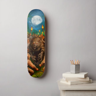 Full Moon Werewolf Lycanthrope Revenge Skateboard