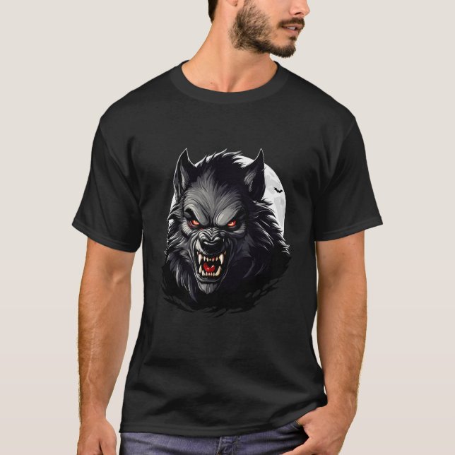 Full Moon Werewolf T-Shirt (Vorderseite)