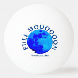 Full Moon Werewolves inc Ping Pong Ball Tischtennisball