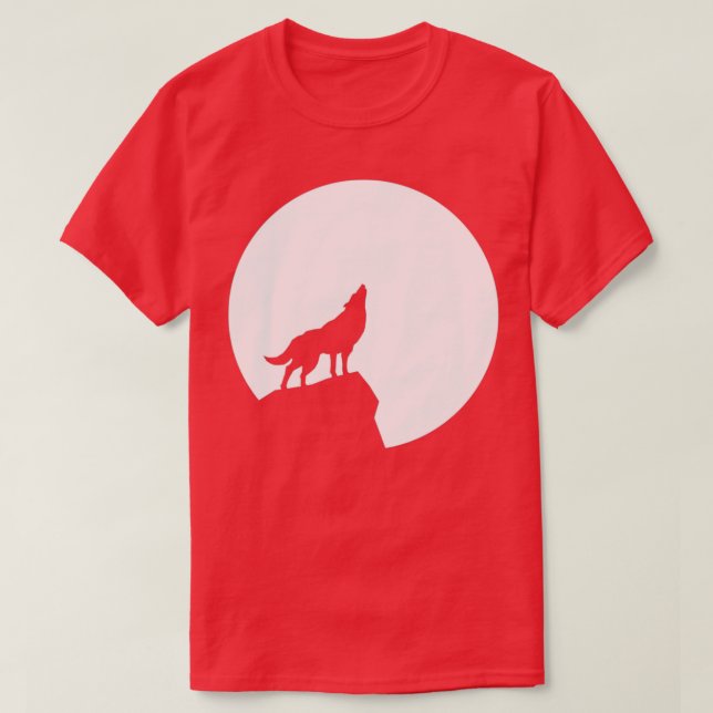Full Moon Wolf T-Shirt (Design vorne)