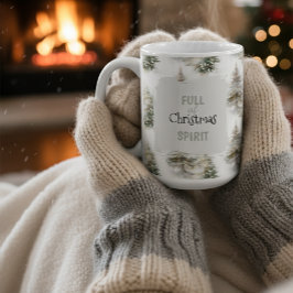 Full of Christmas Spirit” Holiday Coffee Mug Kaffeetasse