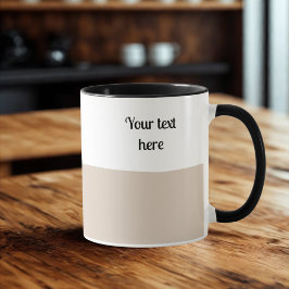 "Full of It"-Tasse - Earl grau look - Add your tex Tasse