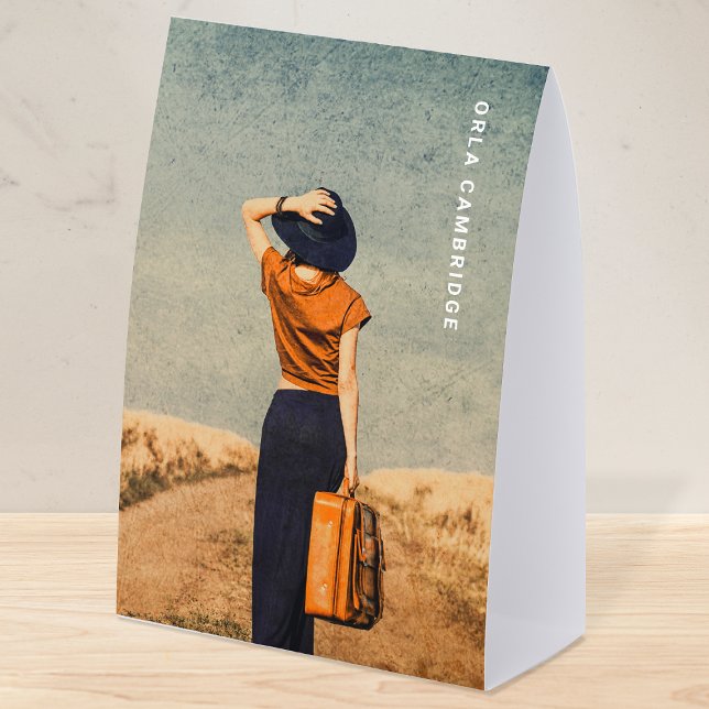 Full Photo Table Tent | Tabletop Display Stand Tischaufsteller (Full photo custom paper table tents)