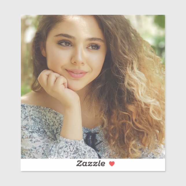 Full Photo Upload Aufkleber (Blatt)