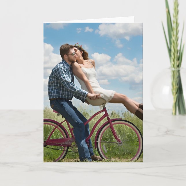 Full Photo Upload Karte (Vorderseite)