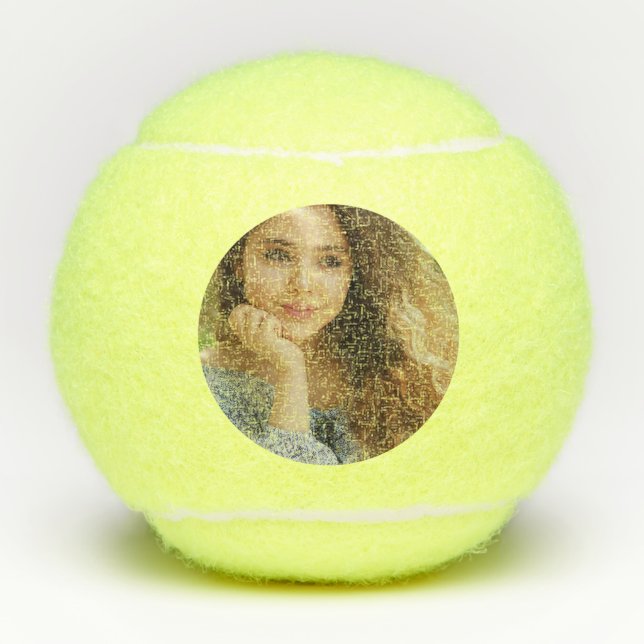 Full Photo Upload Tennisbälle (Vorderseite)