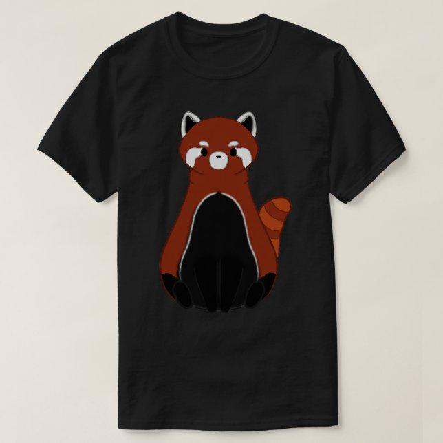 Full red panda T-Shirt (Design vorne)