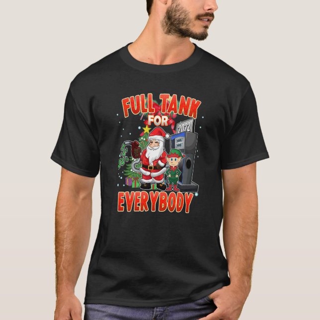 Full Tank for Everybody Gas Prices Christmas Santa (Vorderseite)