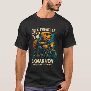 Full Throttle Moto Dog T-Shirt EKNAKHON™ – Zero