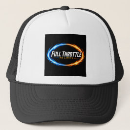 Full Throttle No Limits Hut – Kühne Rennflamme Lo Truckerkappe
