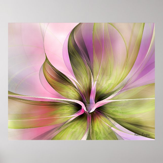 Fülle der Blütenblätter Wandkunst Poster (Vorne)