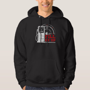 Fülle 'Er up Gasstation Attendant Gasolin Gasolin Hoodie