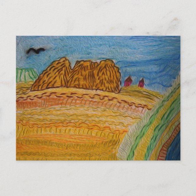 Fülle Felder Postkarte (Vorderseite)