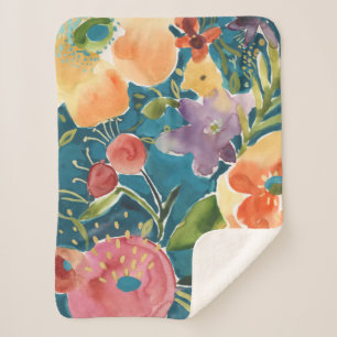 Fülle Florals I Sherpadecke