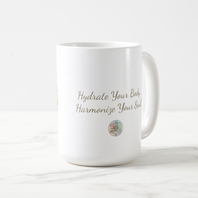 Fülle-Radionik-Symbol-Kunst Kaffeetasse (VorderseiteRechts)