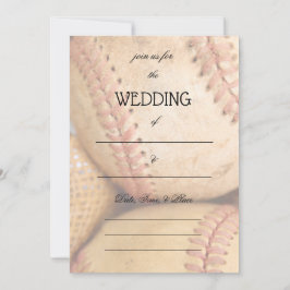 Füllen Sie die Blank Sports Wedding Einladung