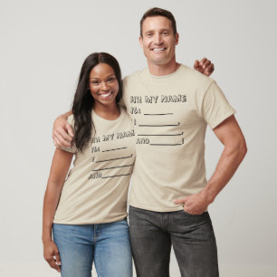 Füllen Sie die freien Räume über mich aus! T-Shirt