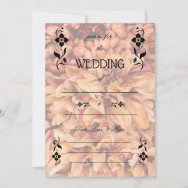 Füllen Sie die Leerlaufeinladung für die Hochzeit  Einladung