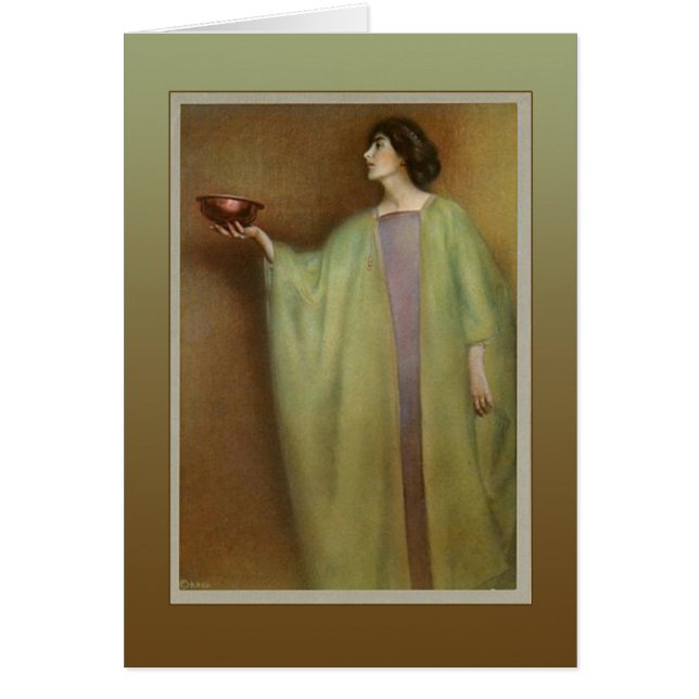 FÜLLEN Sie die SCHALE, DIE Rubaiyat Kunst-Karten (Vorne)